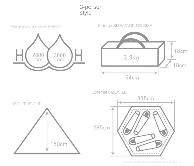 Cheap Goat Tents Outland Outdoor Indian Tent 3 People Camping Pyramid With Front Hall Canopy Camping Pyramid Tent Double Tent   